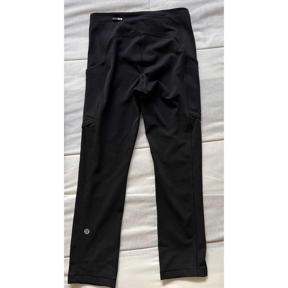 Lululemon Leggings Bundle Set of 5 Lot Black All Size 2 Cropped Mesh Back Pocket - Picture 8 of 16